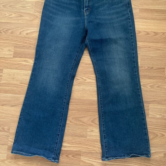 Levis Jeans Blue Perfectly Slimming Boot Cut 512 Denim Pants High Rise Sz 16S - Picture 4 of 14